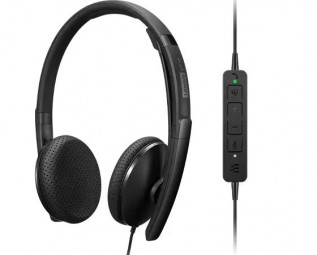 Lenovo Wired VOIP Teams Headset Black