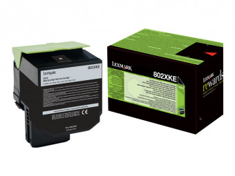 Lexmark 802XKE Extra High Black toner