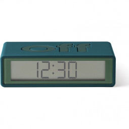 Lexon Flip+ Travel LCD Alarm Clock Duck Blue