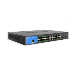 Linksys 24-Port Managed Gigabit Ethernet Switch with 4 10G SFP+ Uplinks