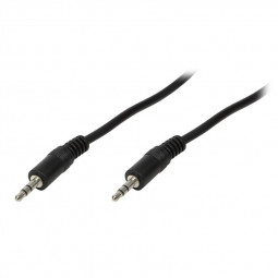 Logilink CA1051 Audio 3.5mm 3-Pin/M to 3.5mm 3-Pin/M cable 3m Black