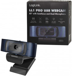 Logilink LL1 Pro Webkamera Black/Blue