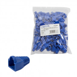 Logilink Strain Relief Hoods for Modular Plugs 100 pcs Blue