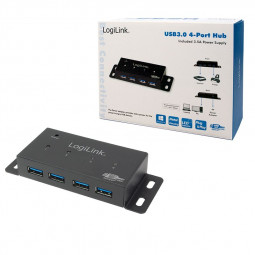 Logilink USB 3.0 HUB 4-Port Metal housing