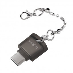 Logilink USB-C to microSD Card reader as a key chain
