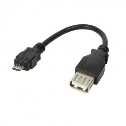 Logilink USB2.0 micro B male to USB2.0-A female