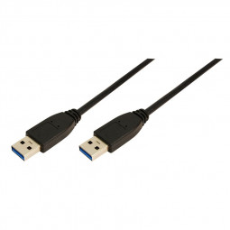 Logilink USB3.0 A-A male/male cable 1m Black