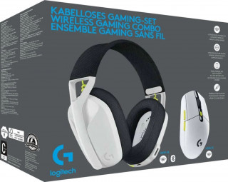 Logitech G305 + G435 Wireless Combo White/Lime