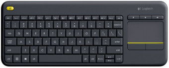 Logitech K400 Plus Wireless Touch Keyboard Black UK