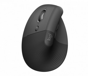 Logitech LIFT Vertical Ergonomic Bluetooth Mouse Graphite Grey