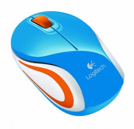 Logitech M187 Wireless Mini Mouse Blue