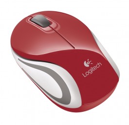 Logitech M187 Wireless Mini Mouse Red