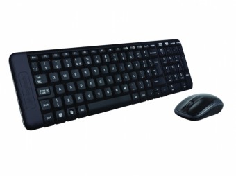 Logitech MK220 wireless billentyűzet + optikai egér Black