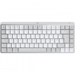Logitech MX Mechanical Mini for Mac Tactile Quiet Wireless Keyboard Pale Grey US