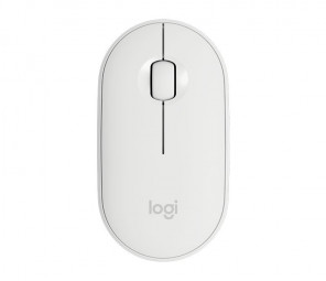 Logitech Pebble M350 Wireless/Bluetooth Off White