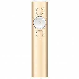 Logitech Spotlight Presentation Remote Digital Laser Gold