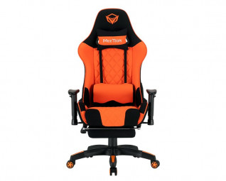 Meetion CHR25 2D Armrest Massage E-Sport Gaming Chair with Footrest Black/Orange