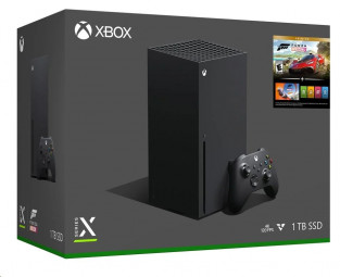 Microsoft Xbox Series X 1TB fekete játékkonzol + Forza Horizon 5 Premium Edition