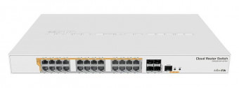 Mikrotik RouterBoard CRS328-24P-4S+RM 24port GbE LAN PoE 4xSFP+ port Rackmount Cloud Router Switch