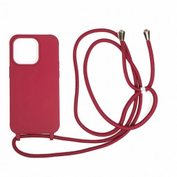 Mobile Origin Lanyard Case iPhone 14 Pro Cherry