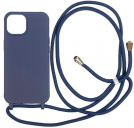 Mobile Origin Lanyard Case iPhone 15 Blue