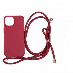 Mobile Origin Lanyard Case iPhone 15 Cherry