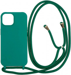 Mobile Origin Lanyard Case iPhone 15 Dark Green