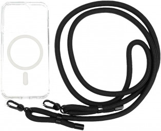 Mobile Origin Lanyard Case iPhone 15 Pro Clear
