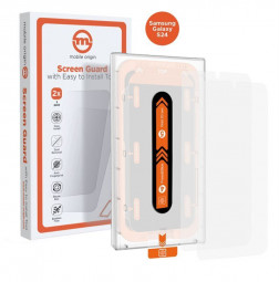Mobile Origin Screen Guard easy applicator for Samsung Galaxy S24 2 pack