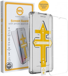 Mobile Origin Screen Guard Samsung Galaxy A34 5G with arrow applicator