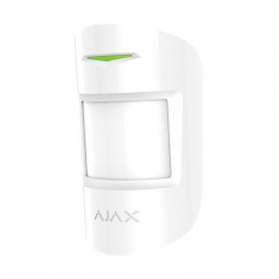 AJAX MotionProtect Plus WH vezetéknélküli kombinált PIR+MW fehér mozgásérzékelő