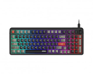 Msi FORGE GK110 Gaming Keyboard Black HU