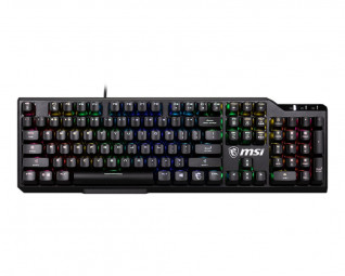 Msi Vigor GK41 Gaming RGB Kailh Red Mechanical Keyboard Black US