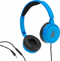 MUSICSOUND Over Ear Basic Wired Headset Blue