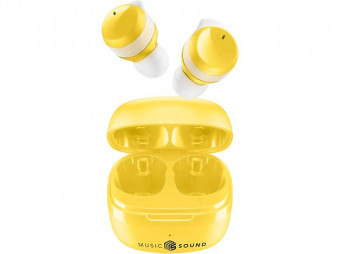 MUSICSOUND TWS wireless Headset Yellow