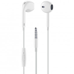 MUSICSOUND Wired Headphones White