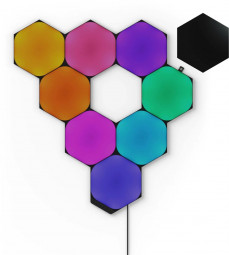 Nanoleaf Shapes Black Hexagons Starter Kit 9PK