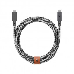 Native Union USB-C to USB-C male/male cable 2,4m Black/White