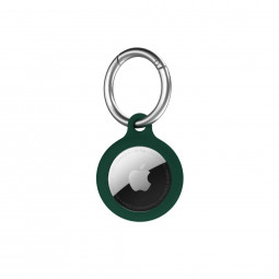 Next One Silicone Key Clip for AirTag Ballet Leaf Green