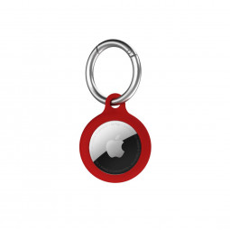 Next One Silicone Key Clip for AirTag Ballet Red
