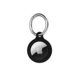 Next One Silicone Key Clip for AirTag Black