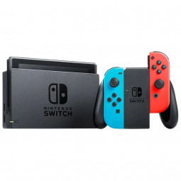 Nintendo Switch Video Game Console with Neon Joy-Con Red/Blue