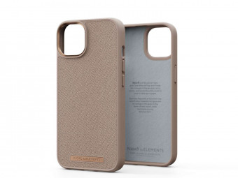 Njord Fabric Just Case iPhone 14 Pink Sand