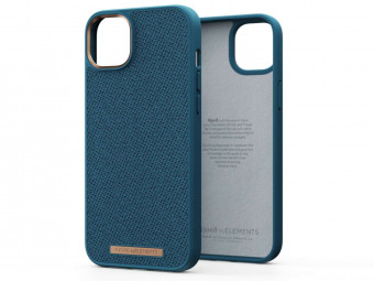 Njord Fabric Tonal Case iPhone 14 Plus Deep Sea