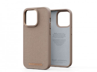 Njord Fabric Just Case iPhone 14 Pro Pink Sand
