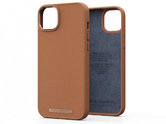 Njord Genuine Leather Case iPhone 14 Plus Cognac