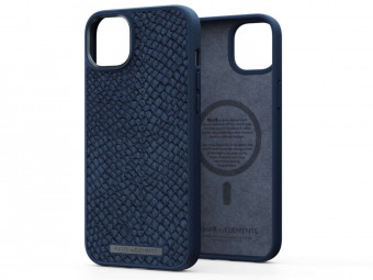 Njord Salmon Leather Magsafe Case iPhone 14 Plus Vatn
