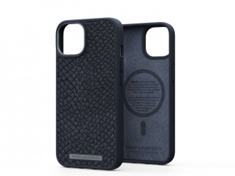 Njord Salmon Leather Magsafe Case iPhone 14 Vindur