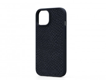 Njord Salmon Leather Magsafe Case iPhone 15 Black