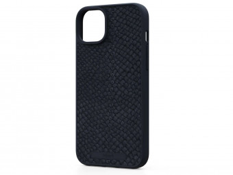 Njord Salmon Leather Magsafe Case iPhone 15 Plus Black